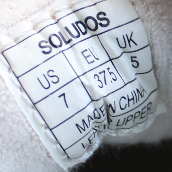 Soludos Women's Roma Retro Sneaker - White / Pastels / Yellow / Pink Size 7 - Picture 4 of 9